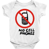 no cell phones Baby Onesie
