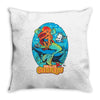 the little cthulhu Throw Pillow