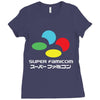 snes super famicom colours Ladies Fitted T-Shirt