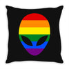 alien lgbt Throw Pillow