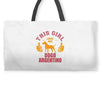 This Girl Loves Her Dogo Argentino Weekender Totes