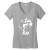 Bear Women's V-Neck T-Shirt