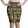 kings are born in 1982 Pencil Skirts
