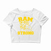 ram strong Crop Top
