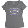 I Love Someone with Hodgkin's Cancer to The Moon and Back to Infinity Women's Triblend Scoop T-shirt