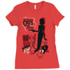 cat shirt Ladies Fitted T-Shirt