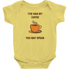 funny coffee Baby Bodysuit