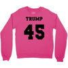 Trump 45 jersey number Crewneck Sweatshirt