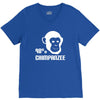 98% chimpanzee V-Neck Tee