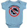 take off your shoes Baby Onesie