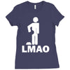 lmao laughing my ass Ladies Fitted T-Shirt