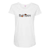 latin Maternity Scoop Neck T-shirt