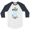 Our First Mother's Day! Baby Boy 3/4 Sleeve Shirt