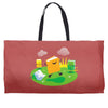 no jacket required Weekender Totes