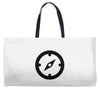clock black Weekender Totes