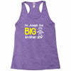 personalised i'm the big brother Racerback Tank