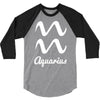 aquarius zodiac 3/4 Sleeve Shirt