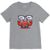 red crabby V-Neck Tee