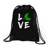 love christmas trending Drawstring Bags