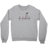 my heart beats for parrots Crewneck Sweatshirt