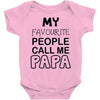 fathers day papa's Baby Onesie