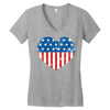 usa flag 2 Women's V-Neck T-Shirt