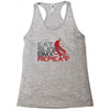 eat sleep bmx repeat Racerback Tank