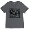 once in a while someone amazing comes along V-Neck Tee
