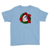 christmas wreath bluebie bust by bluekazenate Youth Tee