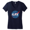 Nasa Parody Gay Women's V-Neck T-Shirt