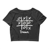 tic tac toe draw Crop Top