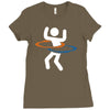 portal hula hooping with portals Ladies Fitted T-Shirt