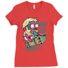 nerd attack Ladies Fitted T-Shirt