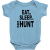 eat sleep hog hunt Baby Bodysuit