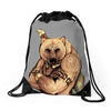 Guclu Ayı Drawstring Bags