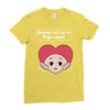 Mommy, Let's Go to Yoga Class! Ladies Fitted T-Shirt