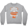 The world's greatest dad belongs to me Fathers Day Crewneck Sweatshirt