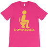 downloading poop T-Shirt