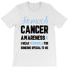 stomach cancer awaneress i wear periwinkle for someone special to me T-Shirt