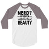 nerd.. 3/4 Sleeve Shirt