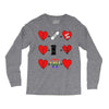 ls lesbian full heart Long Sleeve Shirts