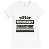 redundancy Ladies Fitted T-Shirt