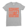 straight outta second grade Ladies Fitted T-Shirt