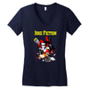 joke fiction Women's V-Neck T-Shirt