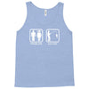 fishing   problem solved mens funny Tank Top