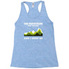 the mountains are calling Racerback Tank