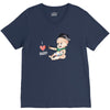 Cute Baby Painter's Dad Love V-Neck Tee