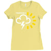 weather forecast symbol Ladies Fitted T-Shirt