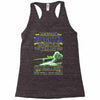 mess with my daughter and from a place Racerback Tank