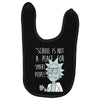 not for smart people Baby Bibs